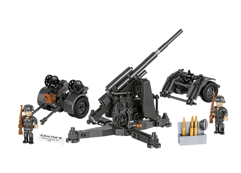 COBI 3140 8.8cm Flak with Carriage