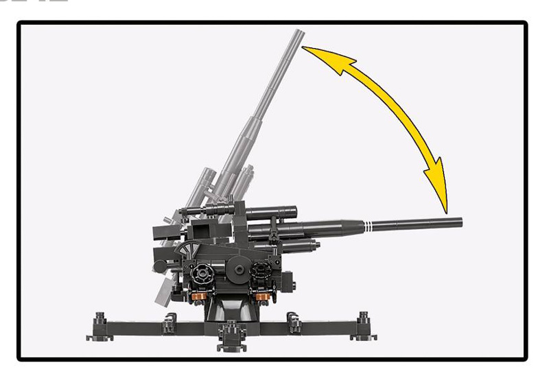 COBI 3142 10.5cm Flak 39 Set