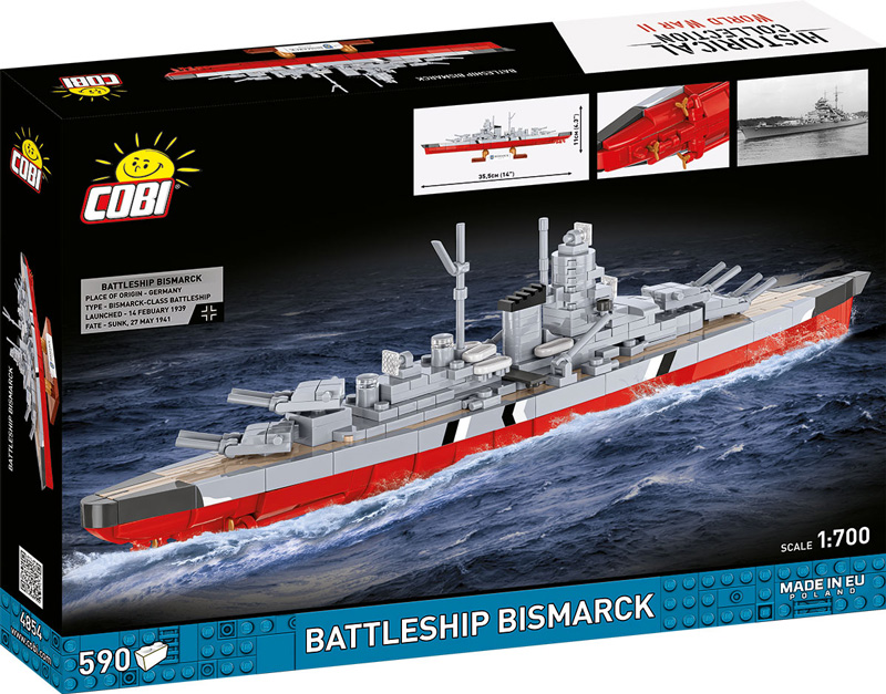 COBI 4854 Battleship Bismarck Box