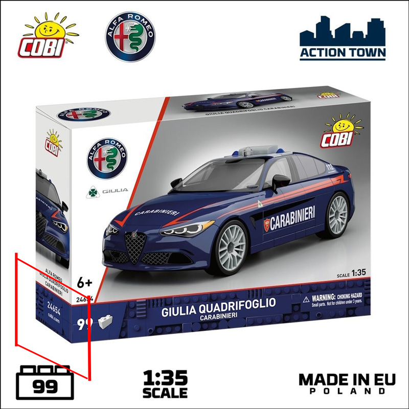 COBI 24654 Alfa Romeo Carabinieri Aufkleber Box