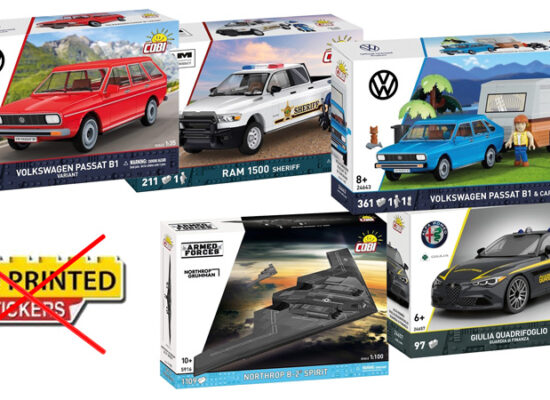 Viele COBI Januar 2026 Neuheiten mit Aufklebern - LEGO als Vorbild?