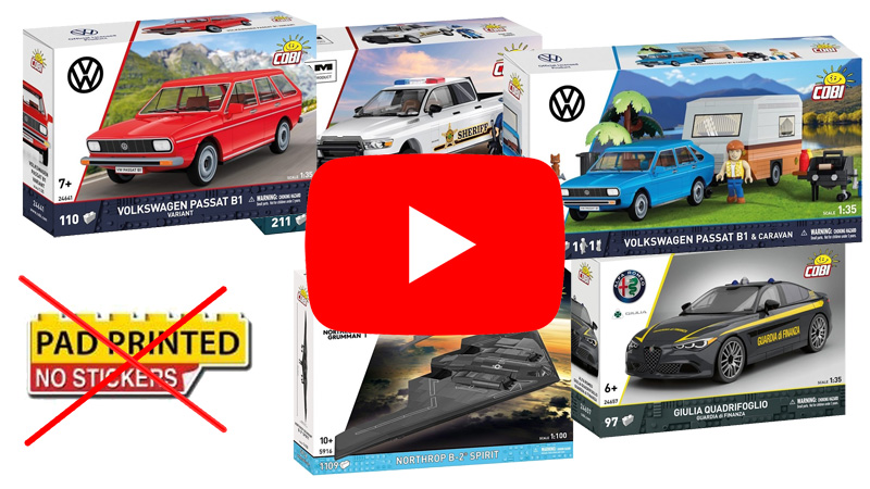 Aufkleber COBI Januar 2026 Video