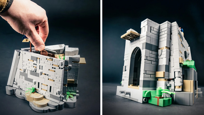 BlueBrixx Burg Blaustein Festungsspitzen 108932