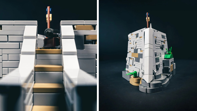 BlueBrixx Burg Blaustein Festungsspitzen 108932