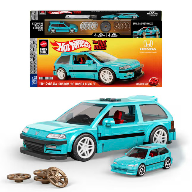 Mattel Brick Shop JHF62 Custom ’90 Honda Civic Ef