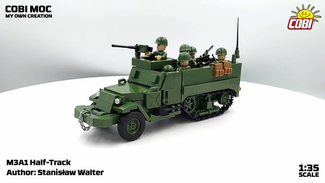 COBI MOC M3A1 Half-Track