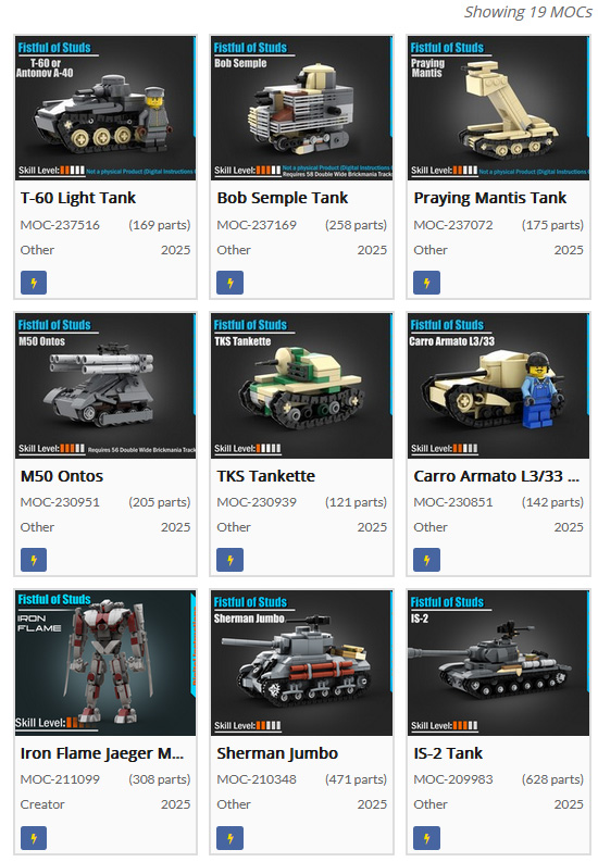 COBI MOCs auf Rebrickable