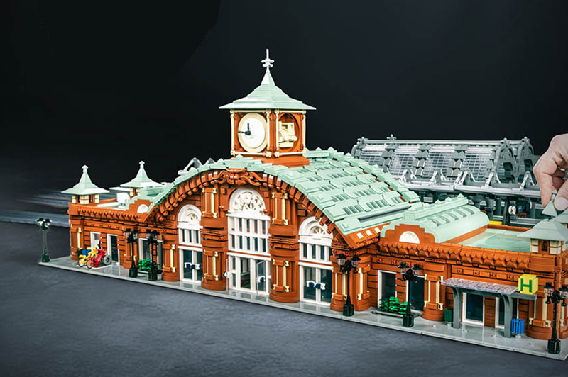 Bluebrixx Hauptbahnhof Studgart aufgebaut