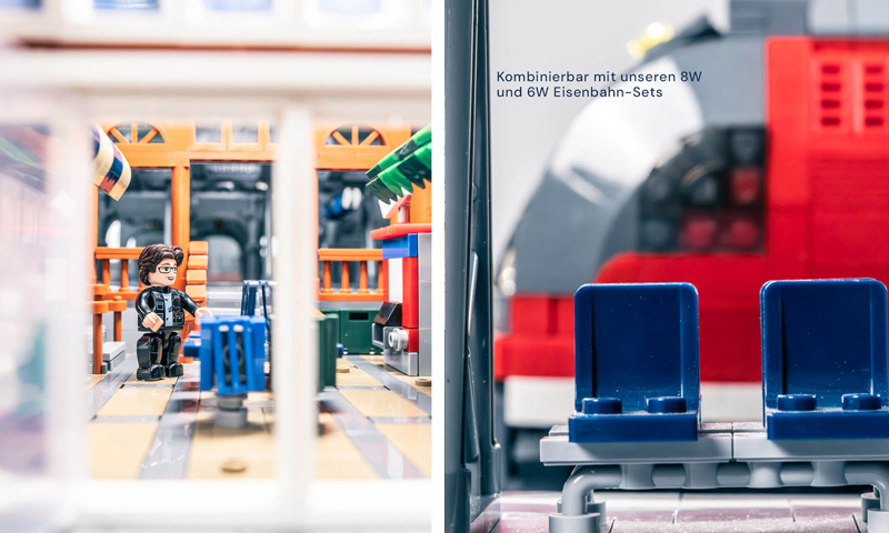 Bluebrixx Hauptbahnhof Studgart aufgebaut