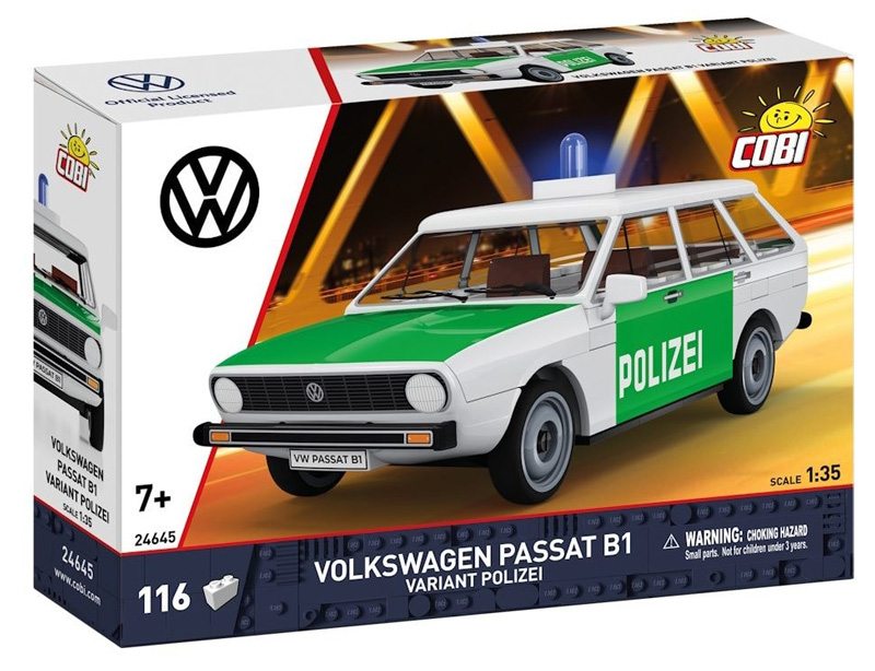 COBI 24645 Volkswagen Passat B1 Polizei Box