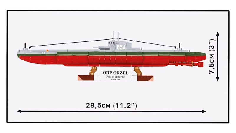 COBI 4855 Orp Orzel Maße