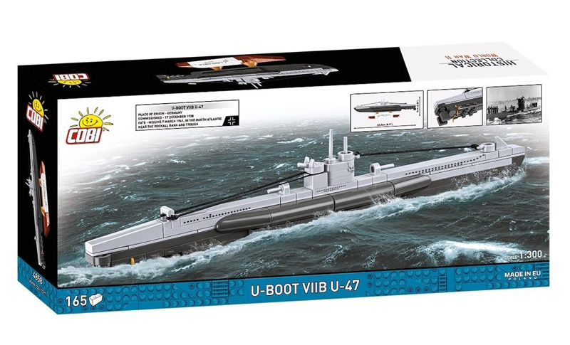 COBI 4858 U-Boot U-47 (Type VIIB) Box