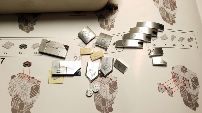 BlueBrixx RoboCop Actionfigur 106902 Aufbau