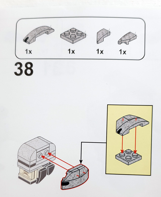 BlueBrixx RoboCop Actionfigur 106902 Aufbau