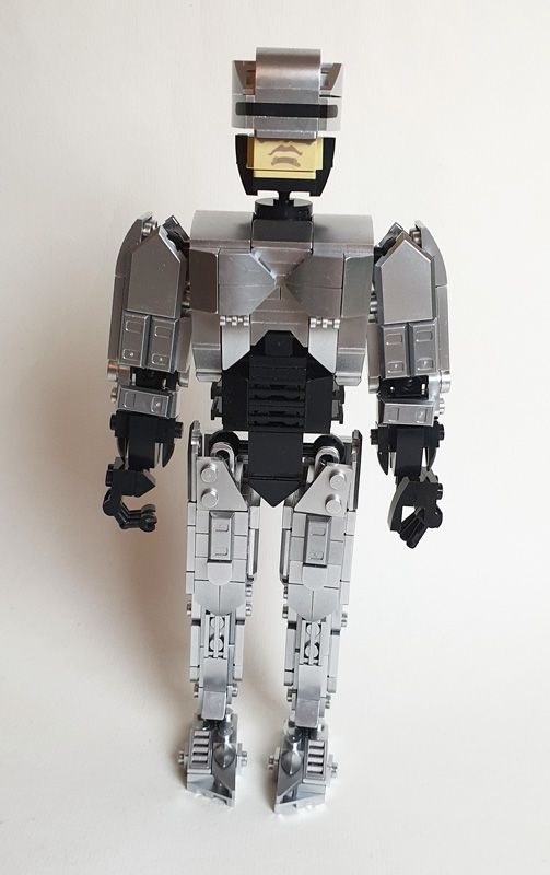 BlueBrixx RoboCop Actionfigur 106902 gebaut