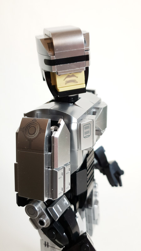 BlueBrixx RoboCop Actionfigur 106902 gebaut