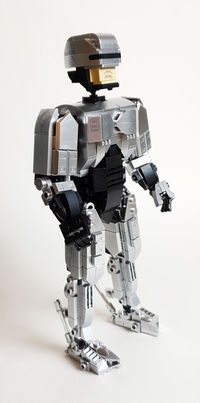 BlueBrixx RoboCop Actionfigur 106902 gebaut