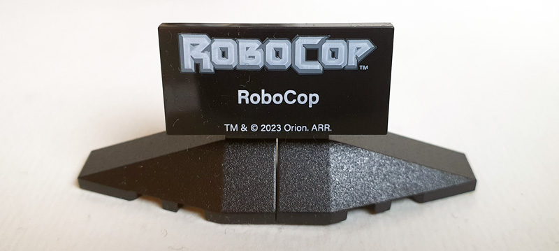 BlueBrixx RoboCop Actionfigur 106902 gebaut