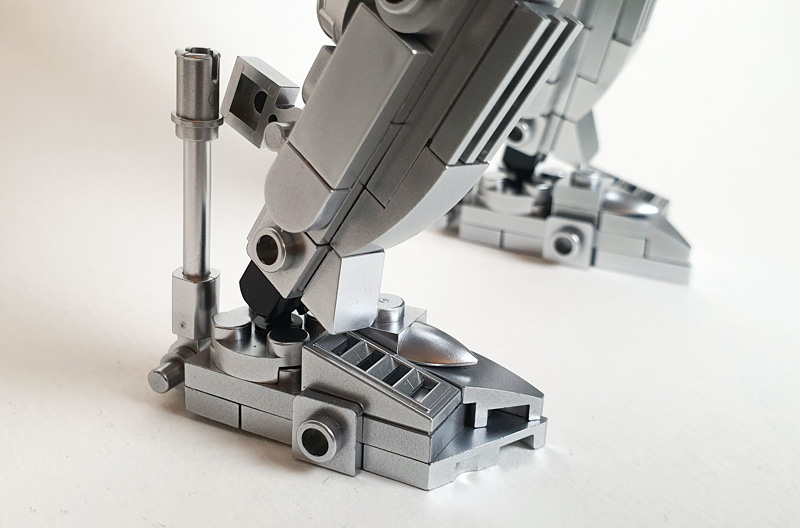 BlueBrixx RoboCop Actionfigur 106902 gebaut