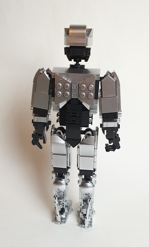 BlueBrixx RoboCop Actionfigur 106902 gebaut