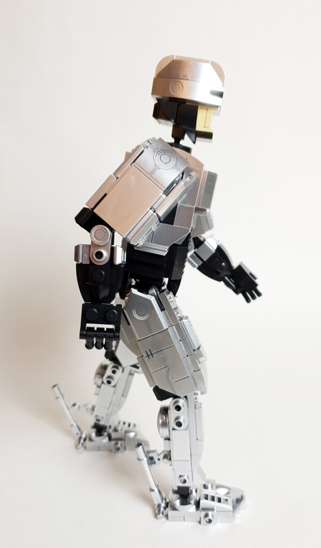 BlueBrixx RoboCop Actionfigur 106902 gebaut