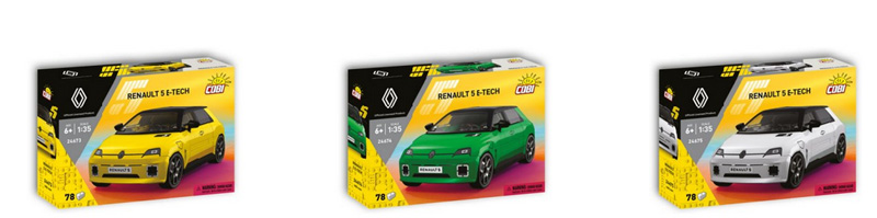 COBI Renault 5 E-Tech Sets