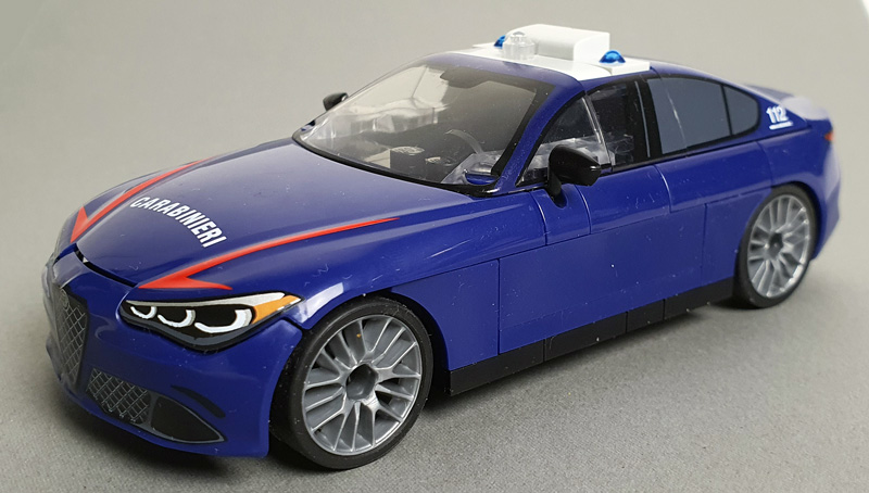 COBI Alfa Romeo Giulia Quadrifoglio Carabinieri 24654 gebaut
