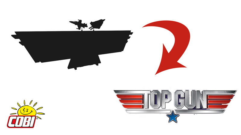 COBI Top Gun Logo Titel