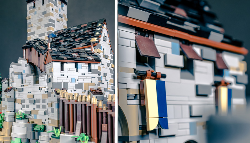 BlueBrixx Burg Blaustein Vorburg Pro 108714