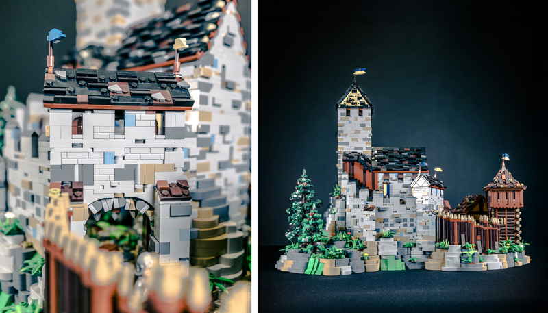 BlueBrixx Burg Blaustein Vorburg Pro 108714