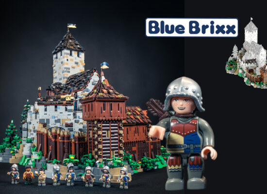 BlueBrixx Burg Blaustein Vorburg Pro erschienen & Zukunft des Mittelalterprojektes