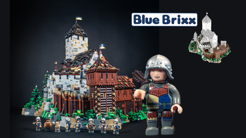 BlueBrixx Burg Blaustein Vorburg Pro 108714 Titel