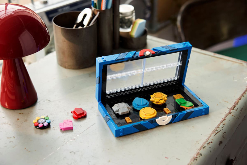 LEGO Pokémon 40892 Kollektion mit den Orden der Kanto-Region