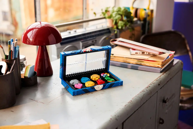 LEGO Pokémon 40892 Kollektion mit den Orden der Kanto-Region