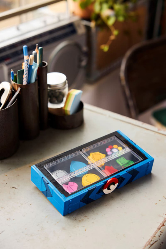 LEGO Pokémon 40892 Kollektion mit den Orden der Kanto-Region