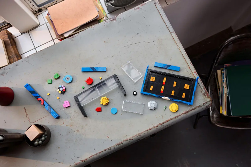 LEGO Pokémon 40892 Kollektion mit den Orden der Kanto-Region