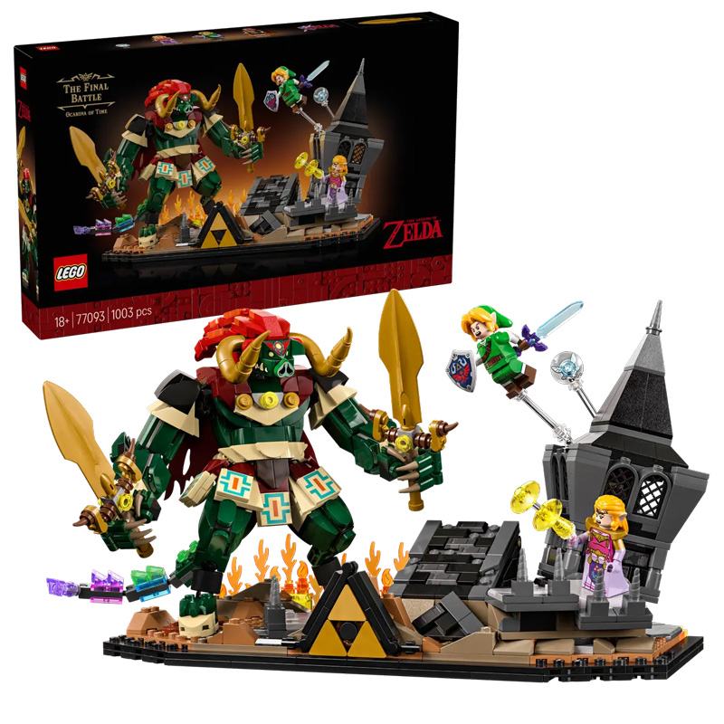 LEGO Zelda Ocarina of Time Letztes Gefecht 77093 Box und Set