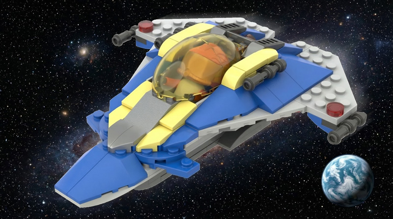 Kiddicraft Galaxy Craft Renderings Sets Raumschiff