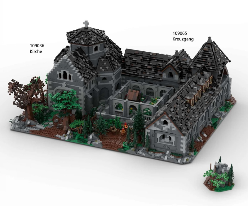 Kloster Blaubrunn Kreuzgang Kirche kombiniert