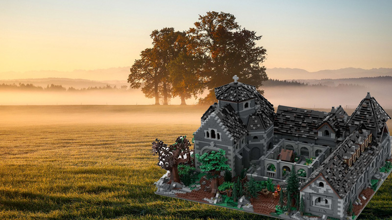 BlueBrixx Kloster Blaubrunn Kreuzgang und Kirche Titel