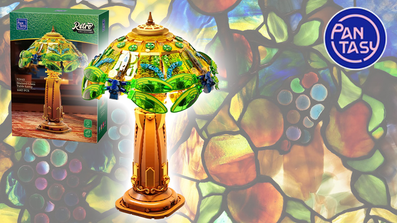 Pantasy 85042 Buntglaslampe Retro Kollektion 85042 Titel