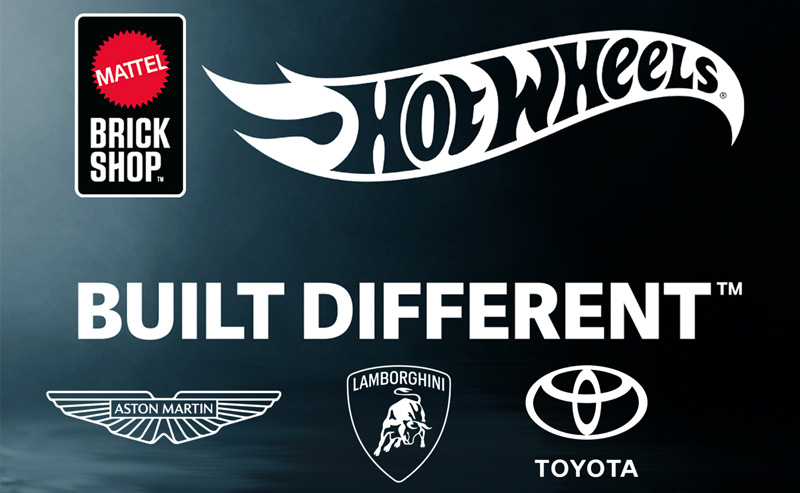 Mattel Brick Shop Lizenzen Toyota, Lamborghini, Aston Martin Titel