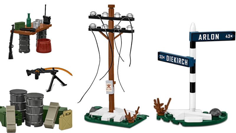 COBI 2669 Jagdpanzer 38(t) Hetzer Limited Edition Zubehör