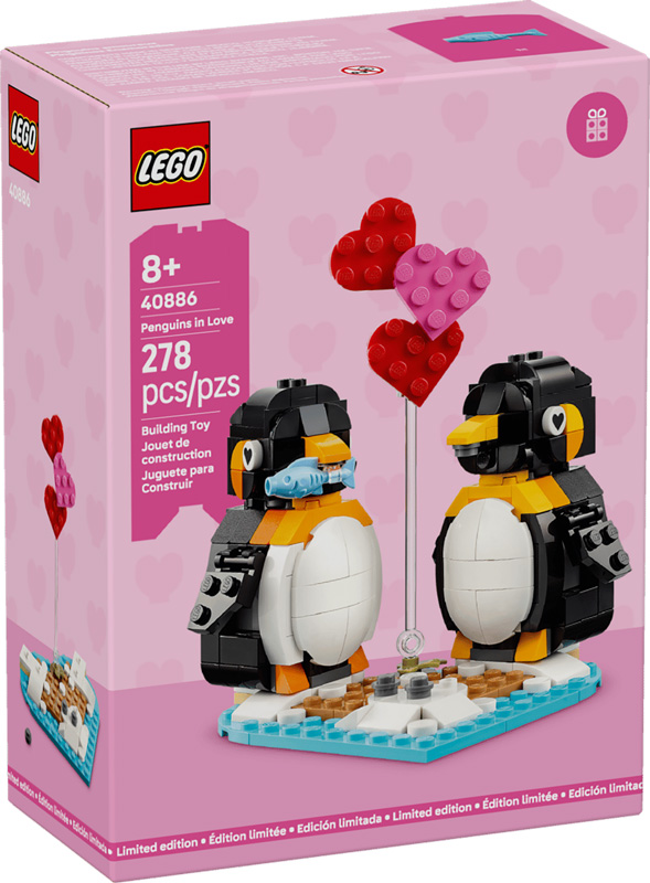 LEGO Valentins-GWP: Verliebte Pinguine (40886)