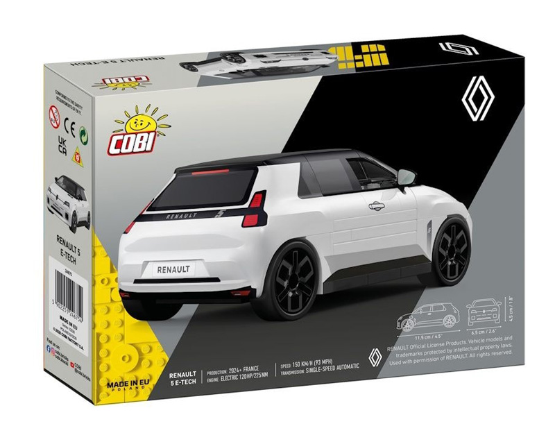 COBI 24675 Renault 5 E-Tech weiß