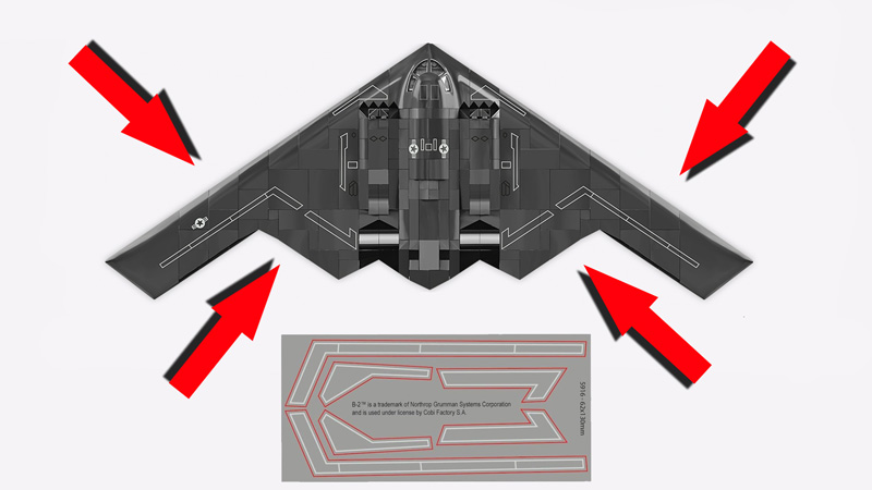 COBI 5916 B-2- Aufkleber