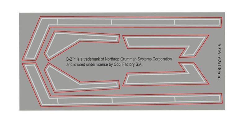 COBI 5916 B-2- Spirit Aufkleberbogen