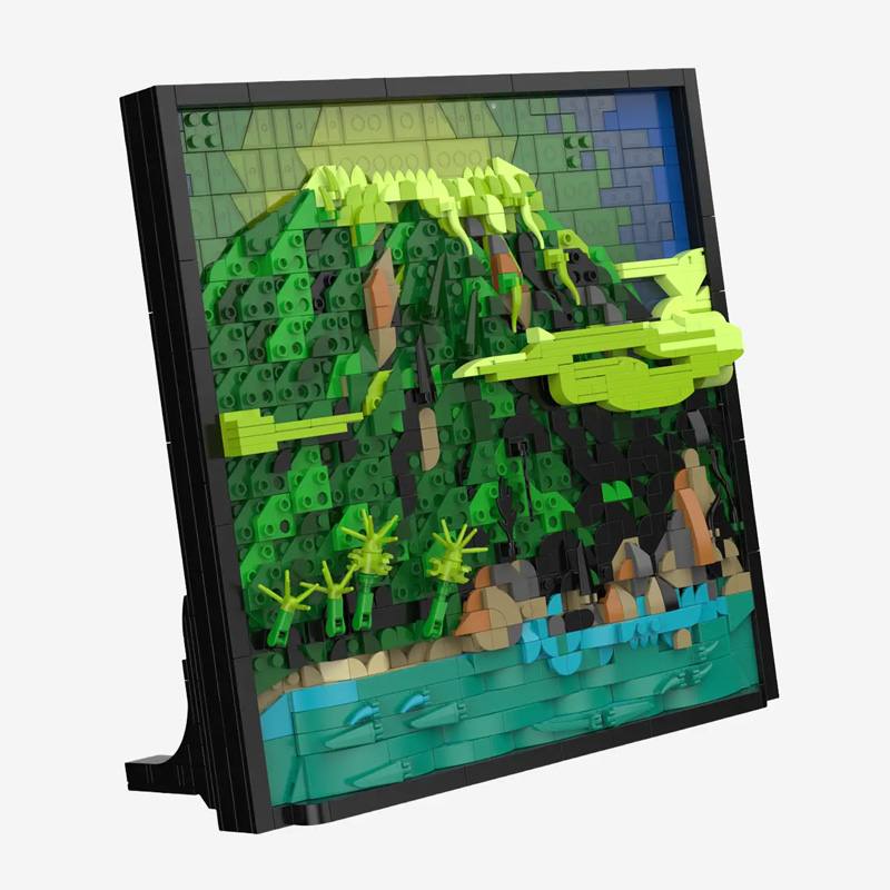 BlueBrixx Die Drei Fragezeichen 3D Bild Toteninsel 108823