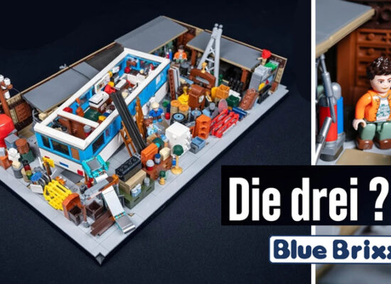 BlueBrixx Schrottplatz - Zentrale der Drei Fragezeichen nun verfügbar: Set vorgestellt