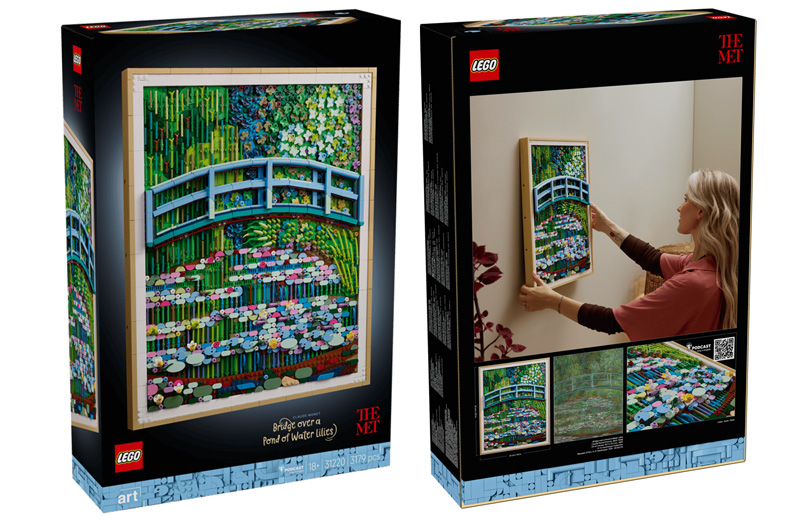 LEGO Claude Monet – Brücke über einen Seerosenteich 31220 Box